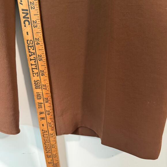 Aritzia Wilfred Women's Alanya Pants High Waist Wide Leg Crepe Trouser Dress 4 - Picture 6 of 9